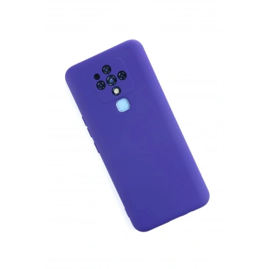 Mey İthalat®  Tecno Camon 16 Kılıf Nano içi Kadife Silikon - Mor