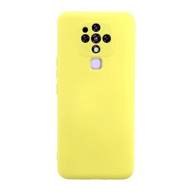 Mey İthalat®  Tecno Camon 16 Kılıf Nano içi Kadife Silikon - Sarı