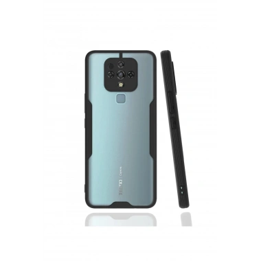 Mey İthalat®  Tecno Camon 16 Kılıf Platin Silikon - Siyah