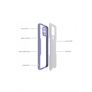 Mey İthalat®  Tecno Camon 16 Kılıf Platin Silikon - Siyah