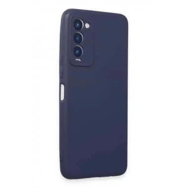 Mey İthalat®  Tecno Camon 18 Kılıf First Silikon - Lacivert