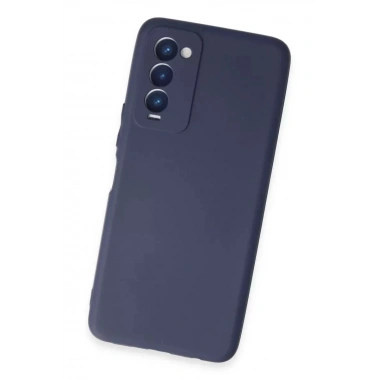Mey İthalat®  Tecno Camon 18 Kılıf First Silikon - Lacivert