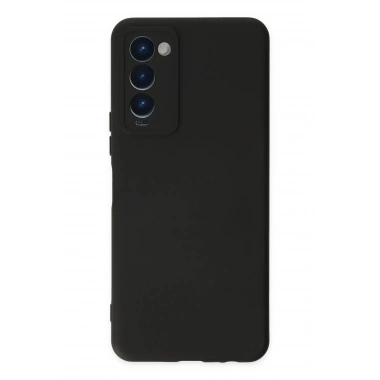 Mey İthalat®  Tecno Camon 18 Kılıf Nano içi Kadife Silikon - Siyah