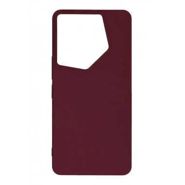 Mey İthalat®  Tecno Camon 20 Pro 5G Kılıf First Silikon - Bordo