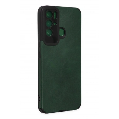 Mey İthalat® Tecno Pova Neo Kılıf Loop Deri Silikon - Yeşil
