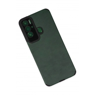 Mey İthalat® Tecno Pova Neo Kılıf Loop Deri Silikon - Yeşil