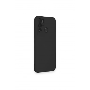 Mey İthalat®  Tecno Pova Neo Kılıf Nano içi Kadife Silikon - Siyah