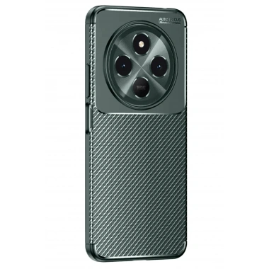 Mey İthalat®  Tecno Spark 30C Kılıf Auto Focus Karbon Kapak - Koyu Yeşil