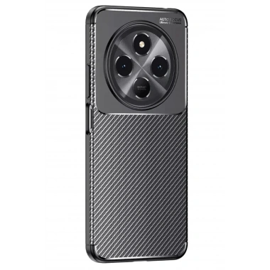 Mey İthalat®  Tecno Spark 30C Kılıf Auto Focus Karbon Kapak - Siyah