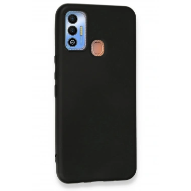 Mey İthalat®  Tecno Spark 7T Kılıf First Silikon - Siyah