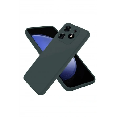Mey İthalat®  Tecno Spark Go 2024 Kılıf First Silikon - Koyu Yeşil