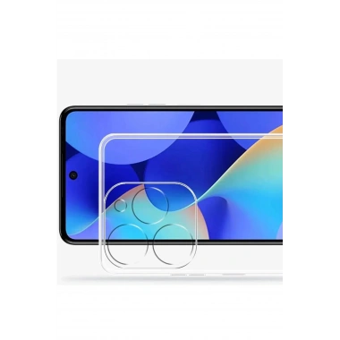 Mey İthalat®  Tecno Spark Go 2024 Kılıf Lüx Şeffaf Silikon