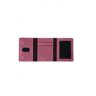 Mey İthalat®  Tema Magsafe Deri Kartlık - Pembe