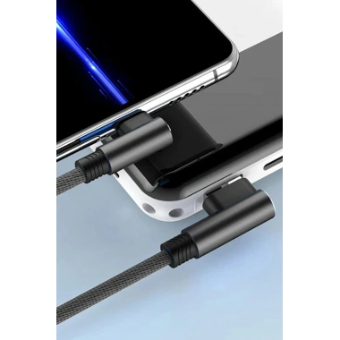Mey İthalat® USB to Lightning 3M 2.4A Kablo - Siyah