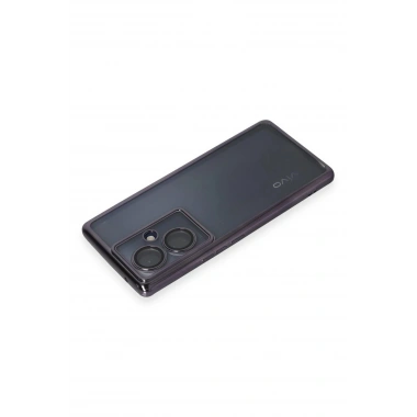 Mey İthalat®  Vivo V29 Lite Kılıf  Lensli Silikon - Mor
