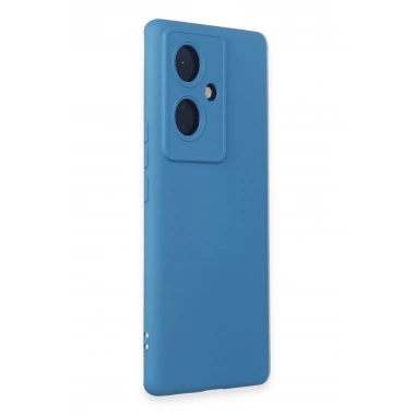 Mey İthalat®  Vivo V29 Lite Kılıf Nano içi Kadife Silikon - Mavi
