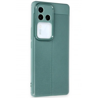 Mey İthalat®  Vivo V30 5G Kılıf Auto Focus Kapak - Koyu Yeşil
