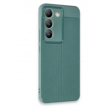 Mey İthalat®  Vivo V30 Lite 4G Kılıf Auto Focus Kapak - Koyu Yeşil