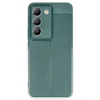 Mey İthalat®  Vivo V30 Lite 4G Kılıf Auto Focus Kapak - Koyu Yeşil