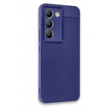 Mey İthalat®  Vivo V30 Lite 4G Kılıf Auto Focus Kapak - Lacivert