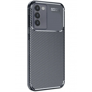 Mey İthalat®  Vivo V30 Lite 4G Kılıf Auto Focus Karbon Kapak - Siyah