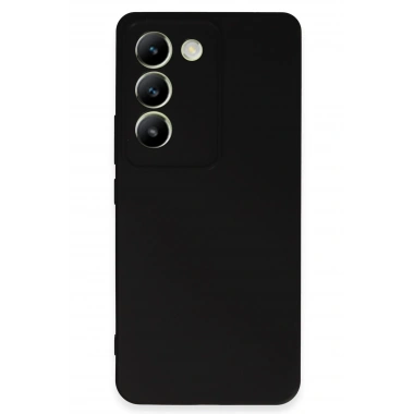 Mey İthalat®  Vivo V30 Lite 4G Kılıf First Silikon - Siyah