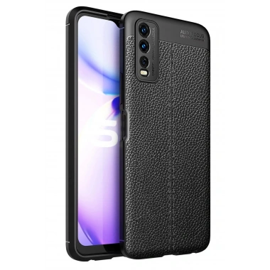 Mey İthalat®  Vivo Y11S Kılıf Auto Focus Kapak - Siyah