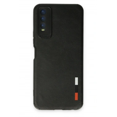 Mey İthalat®  Vivo Y11S Kılıf Loop Deri Silikon - Siyah