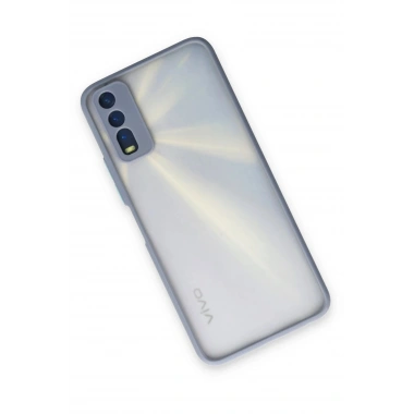 Mey İthalat®  Vivo Y11S Kılıf Montreal Silikon Kapak - Gri