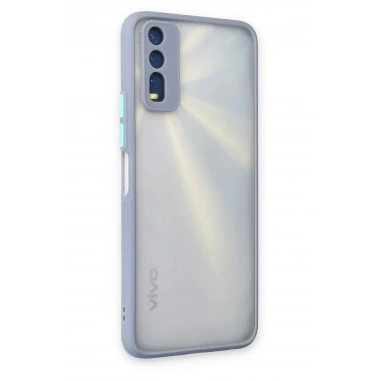 Mey İthalat®  Vivo Y11S Kılıf Montreal Silikon Kapak - Gri