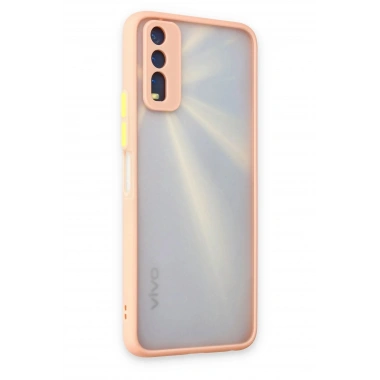 Mey İthalat®  Vivo Y11S Kılıf Montreal Silikon Kapak - Pembe