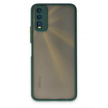 Mey İthalat®  Vivo Y11S Kılıf Montreal Silikon Kapak - Yeşil