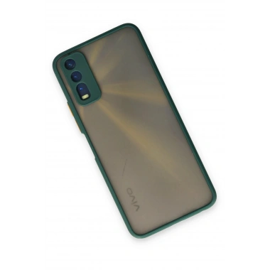 Mey İthalat®  Vivo Y11S Kılıf Montreal Silikon Kapak - Yeşil
