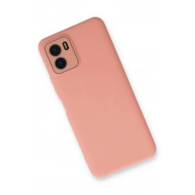 Mey İthalat® Vivo Y15S Kılıf Lansman Glass Kapak - Pembe