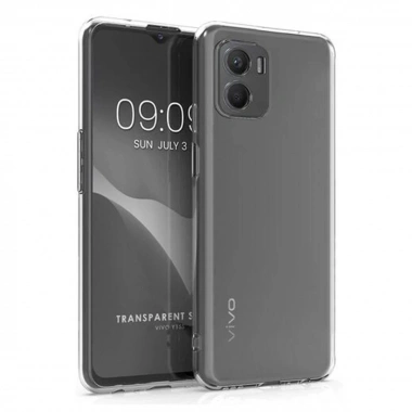 Mey İthalat®  Vivo Y15S Kılıf Lüx Şeffaf Silikon
