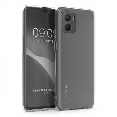 Mey İthalat®  Vivo Y15S Kılıf Lüx Şeffaf Silikon