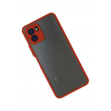 Mey İthalat®  Vivo Y15S Kılıf Montreal Silikon Kapak - Kırmızı