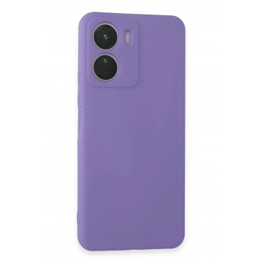 Mey İthalat®  Vivo Y16 Kılıf First Silikon - Lila