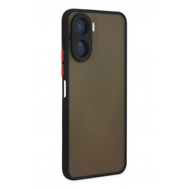 Mey İthalat®  Vivo Y16 Kılıf Montreal Silikon Kapak - Siyah