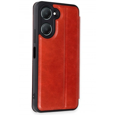 Mey İthalat® Vivo Y18 Kılıf Flip Cover - Kırmızı