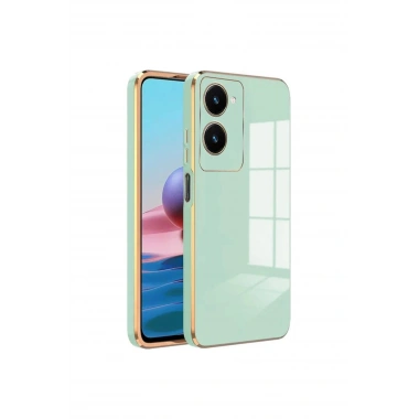 Mey İthalat®  Vivo Y18 Kılıf Volet Silikon - Açık Yeşil