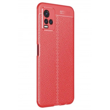 Mey İthalat®  Vivo Y21S Kılıf Auto Focus Kapak - Kırmızı