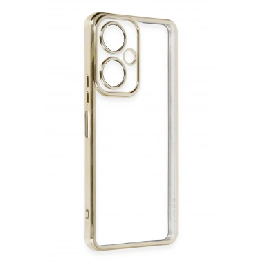 Mey İthalat®  Vivo Y27 Kılıf  Lensli Silikon - Gold