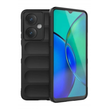 Mey İthalat®  Vivo Y27 Kılıf Optimum Silikon - Siyah