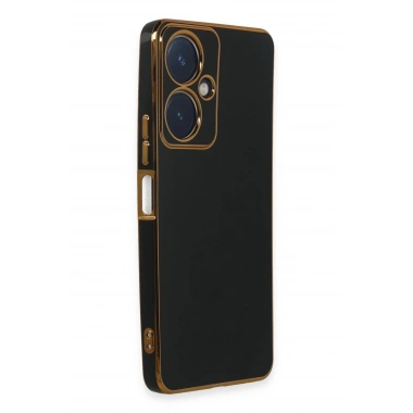 Mey İthalat®  Vivo Y27 Kılıf Volet Silikon - Siyah