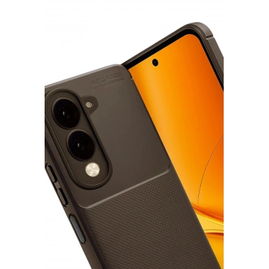 Mey İthalat®  Vivo Y29S Auto Focus Karbon Kapak - Kahverengi