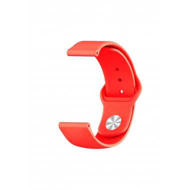 Mey İthalat®  Watch 20mm Klasik Kordon - Kırmızı