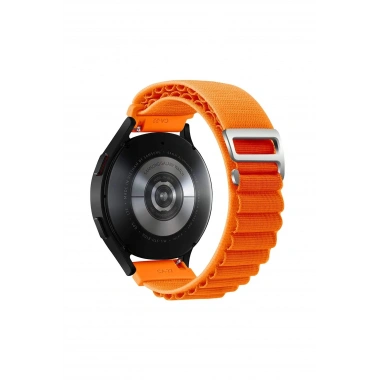 Mey İthalat® Watch 20mm KR410 Kumaş Kordon - Turuncu