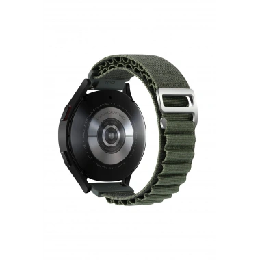 Mey İthalat® Watch 20mm KR410 Kumaş Kordon - Yeşil