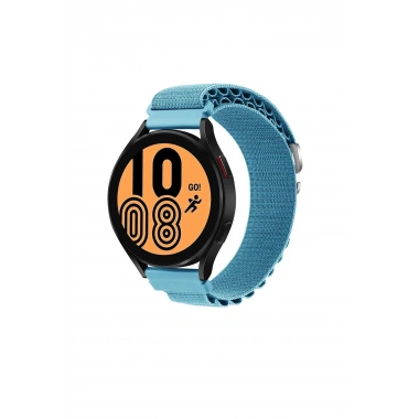 Mey İthalat® Watch 22mm KR410 Kumaş Kordon - Mavi
